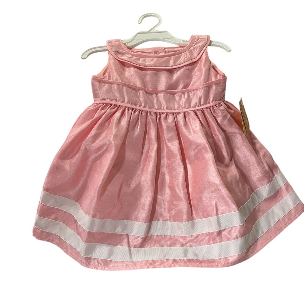 Gymboree Pink and White Ribbon Dress 🆕 - Picture 3 of 8